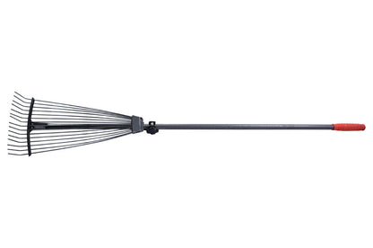 Грабли веерные Mastertool - 15 прутьев раздвижные с ручкой