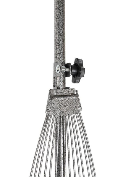 Грабли веерные Mastertool - 15 прутьев раздвижные с ручкой