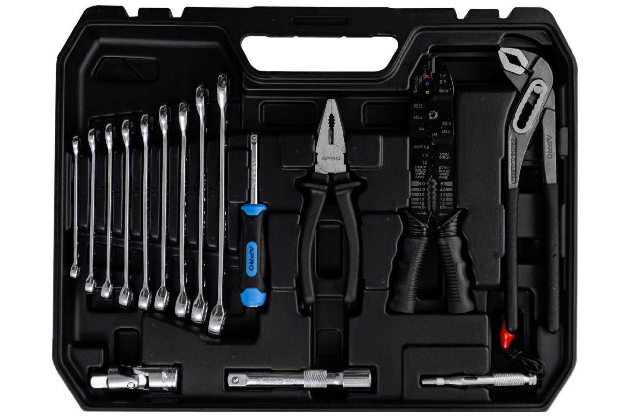 Набор инструмента Apro - 1/4" x 1/2" x 100 ед.