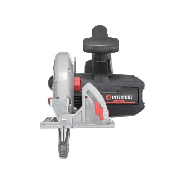 Пила дисковая аккумуляторная Intertool - 20 В x 190-200 мм Brushless Storm (Без АКБ)