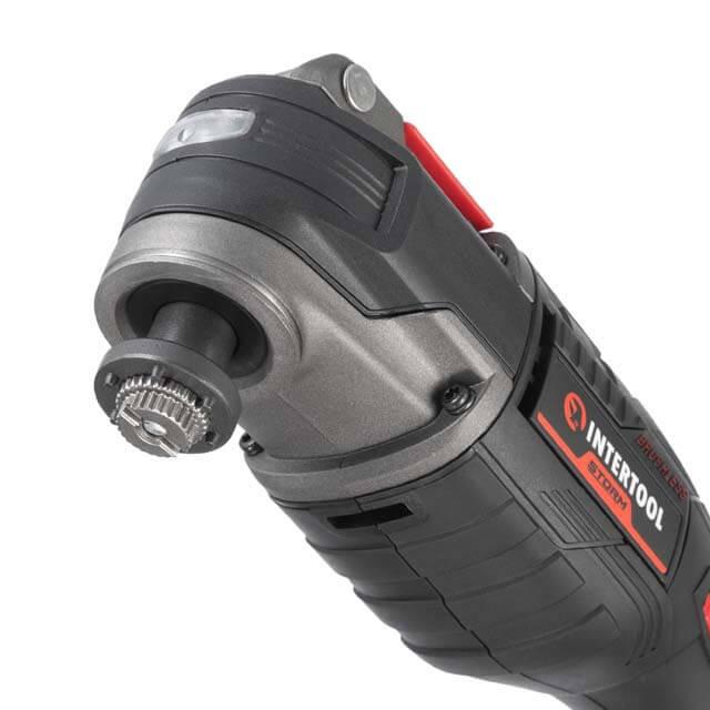 Машина многофункциональная аккумуляторная Intertool - 20 В Brushless Storm (Без АКБ)