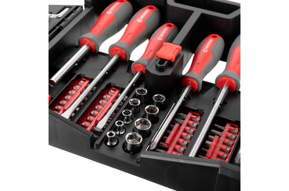 Набор отверток Intertool - PH x SL x T с битами и головками 63 ед.