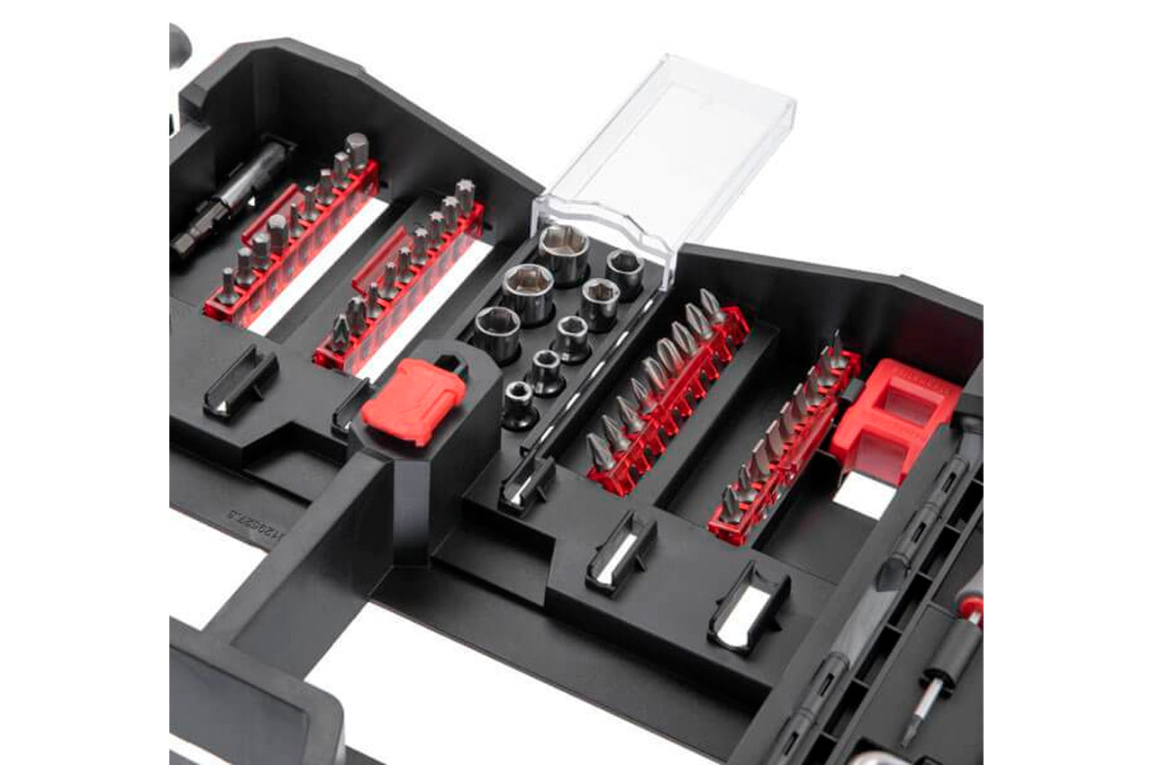 Набор отверток Intertool - PH x SL x T с битами и головками 63 ед.