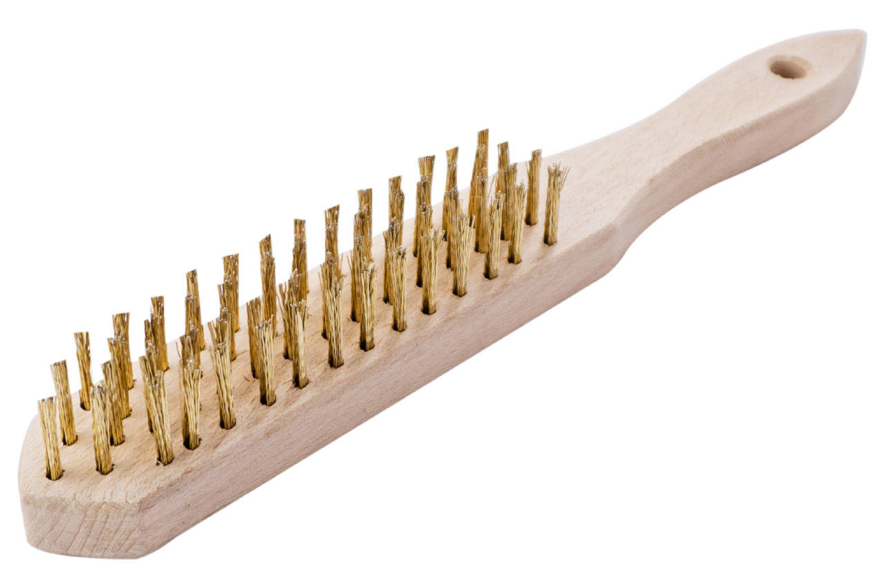 Щетка по металлу МайГал - 285 мм x 4 ряда