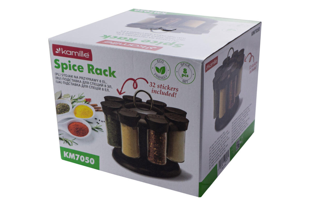 Набор емкостей для специй Kamille - 8 шт.