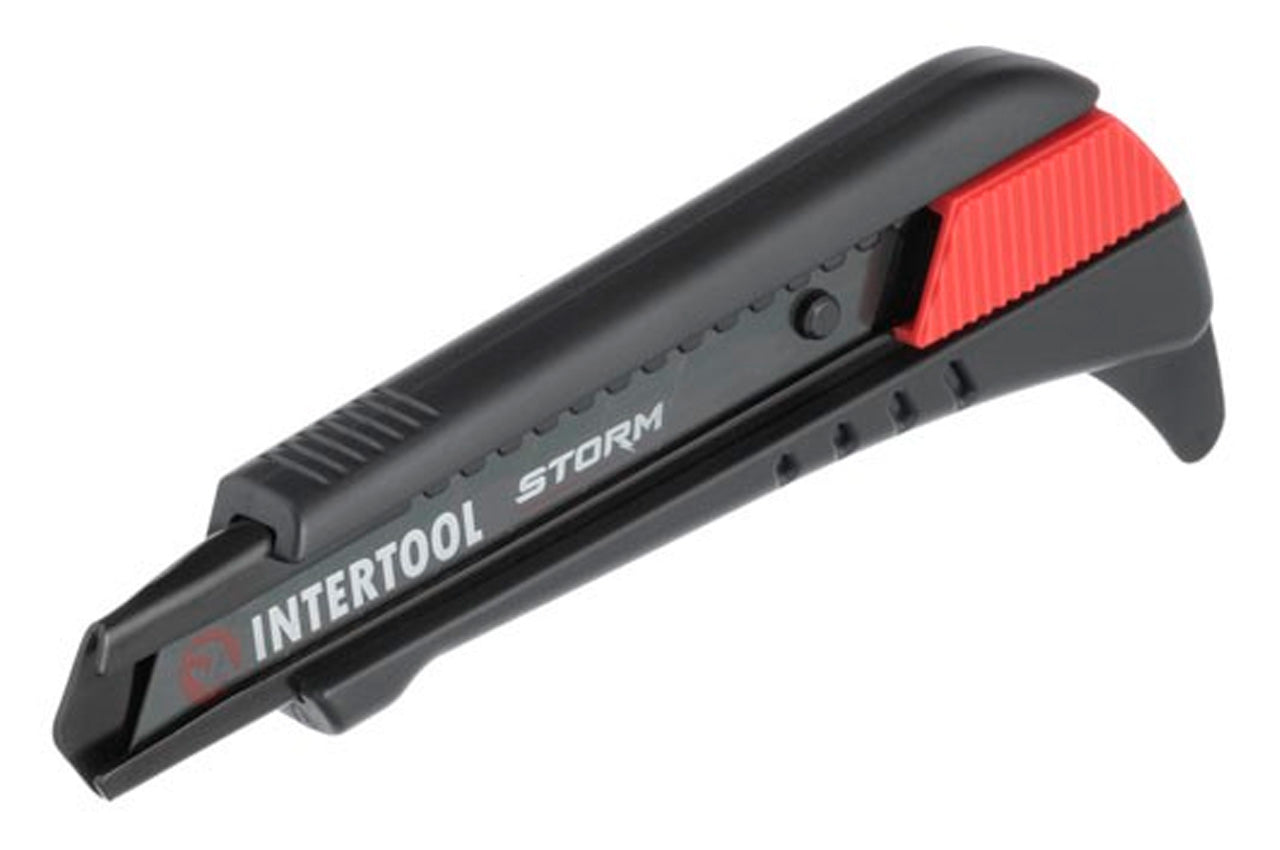 Нож сегментный Intertool-Storm - 18 мм для линолеума