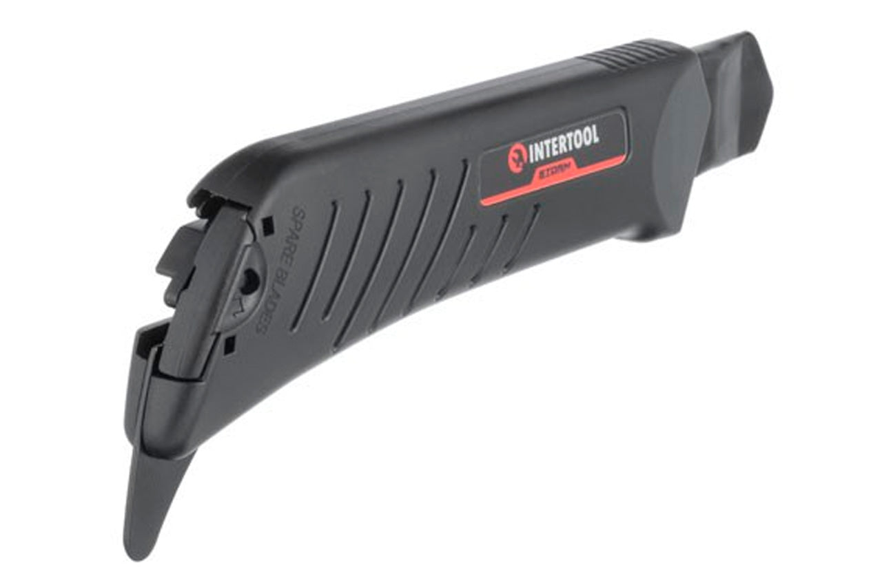 Нож сегментный Intertool-Storm - 18 мм винтовой для линолеума