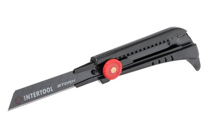 Нож сегментный Intertool-Storm - 18 мм винтовой для линолеума