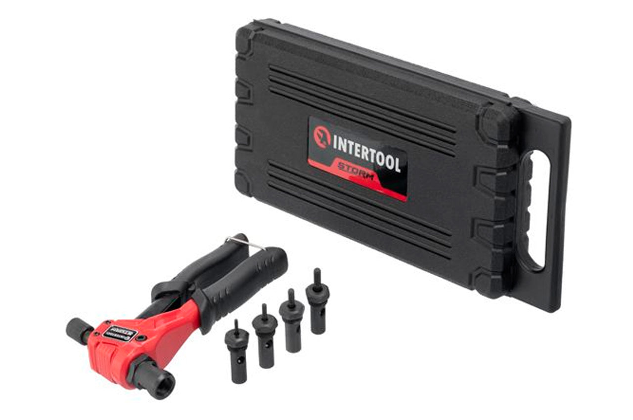 Пистолет для заклепок резьбовых Intertool-Storm - 200 мм x М3 x М4 x М5 x М6