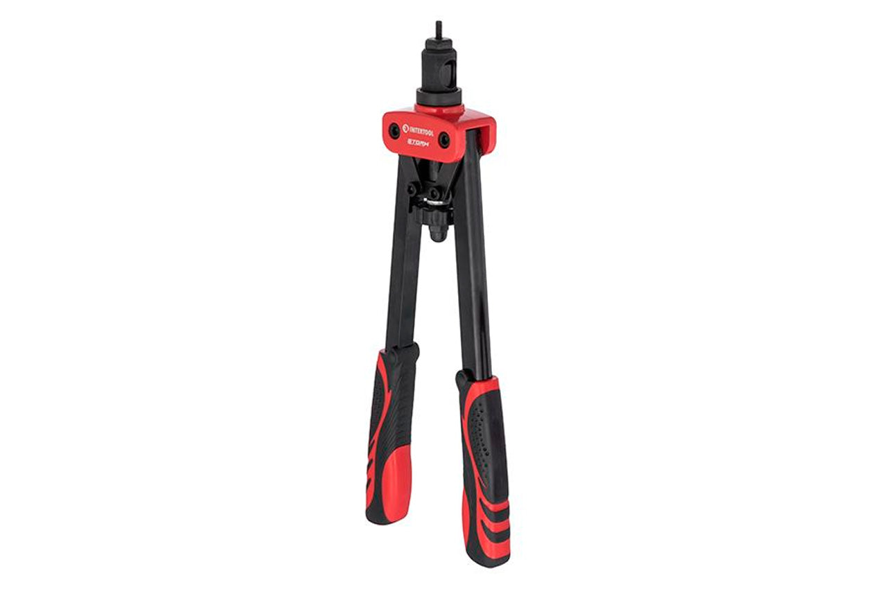 Пистолет для заклепок резьбовых Intertool-Storm - 360 мм x М3 x М4 x М5 x М7 x М8 x М10 двуручный
