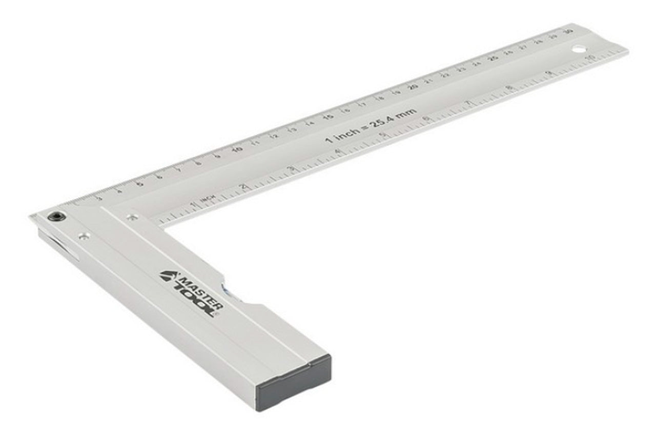 Кутник Mastertool - 300 мм з алюмінієвою капсулою.