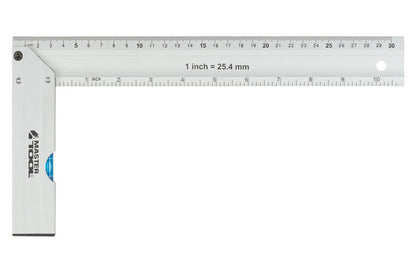 Кутник Mastertool - 300 мм з алюмінієвою капсулою.