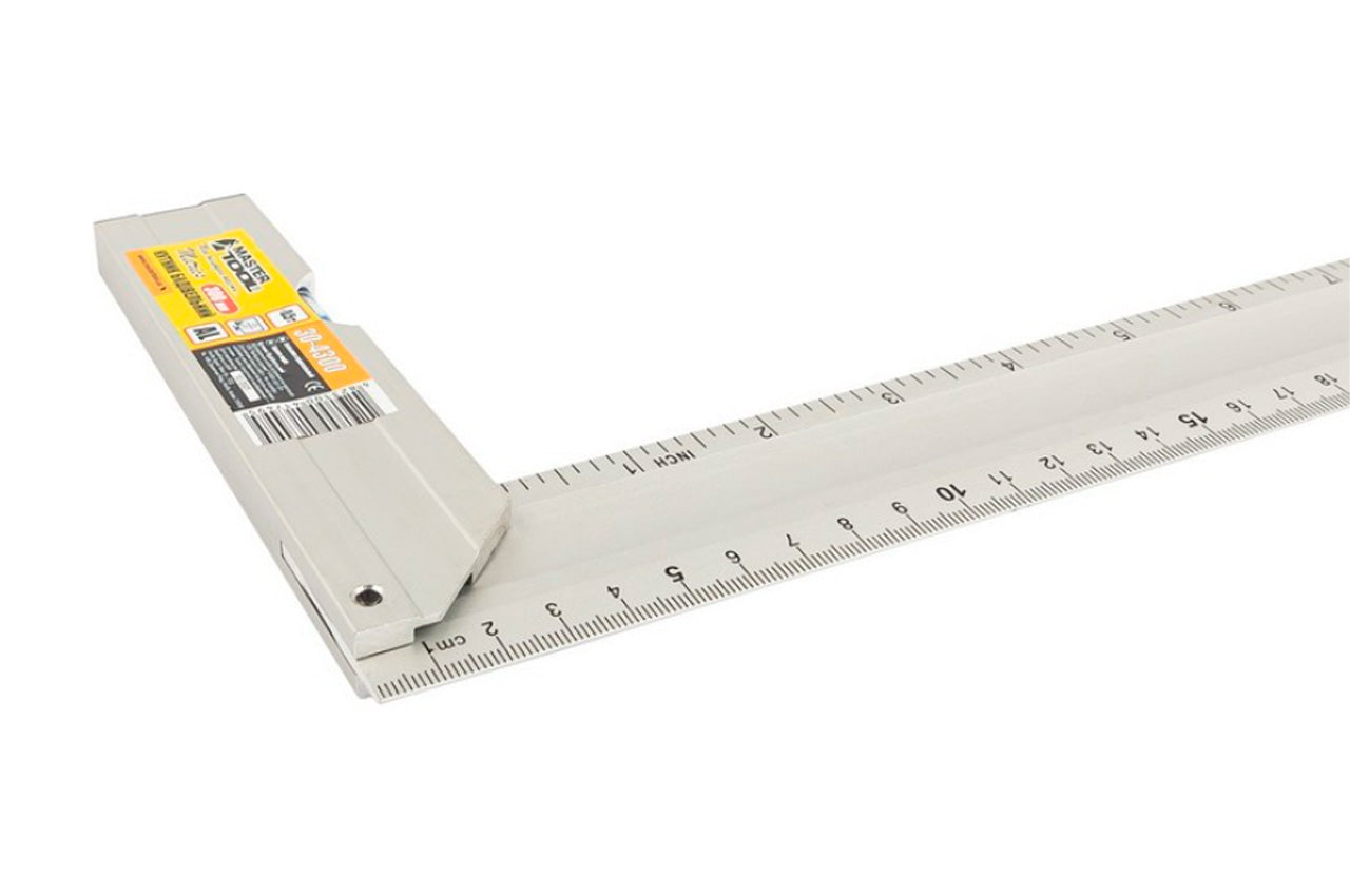 Кутник Mastertool - 300 мм з алюмінієвою капсулою.