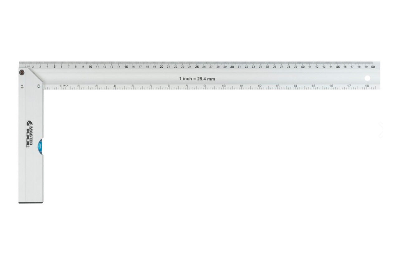 Угольник Mastertool - 500 мм с капсулой алюминиевый