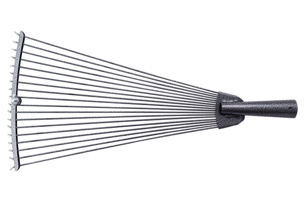 Грабли веерные Mastertool - 18 прутьев крашенные