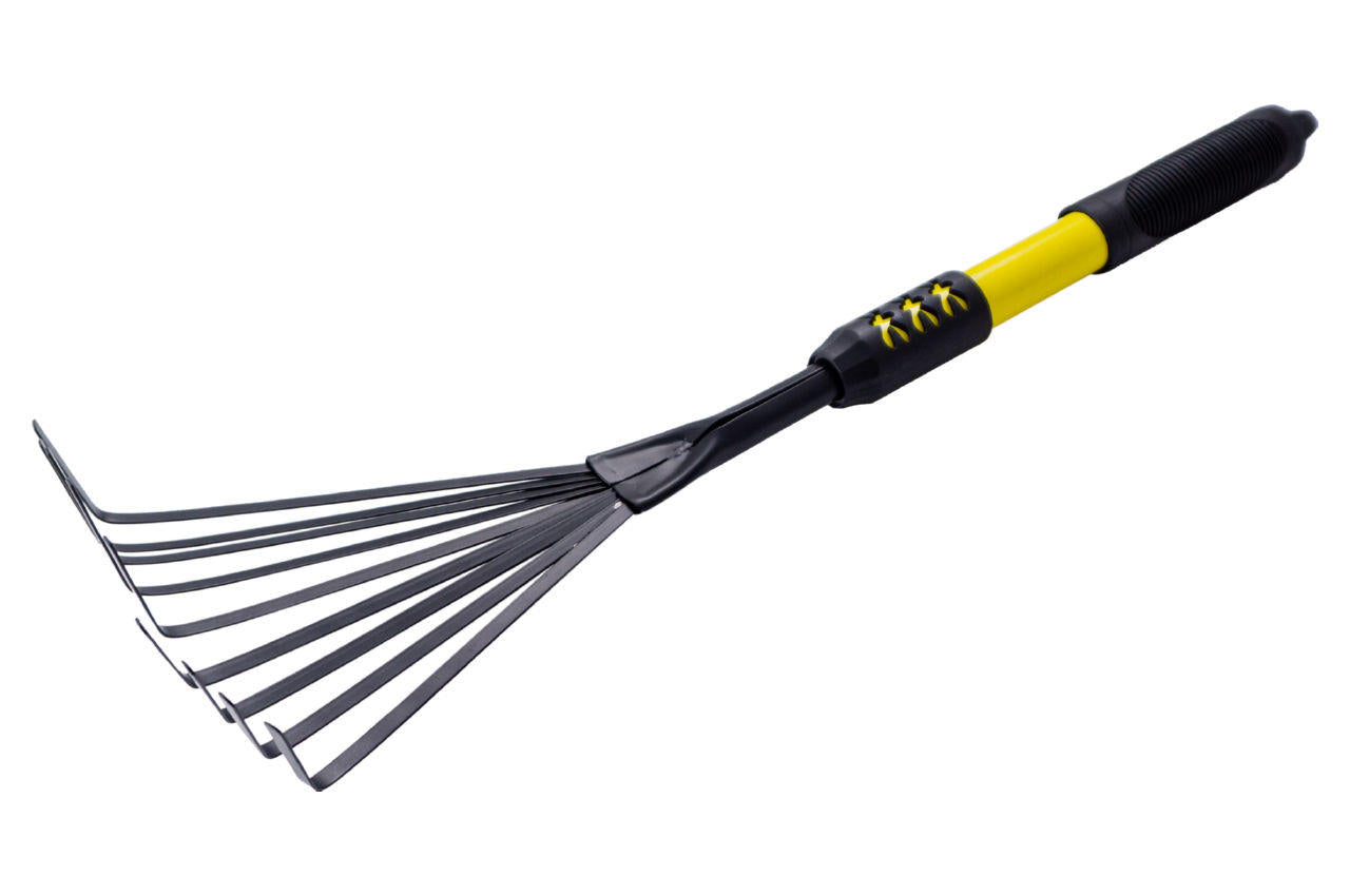 Грабли веерные Mastertool - 510 x 160 мм резиновая ручка