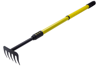 Грабли прямые Mastertool - 630-910 x 95 мм резиновая ручка