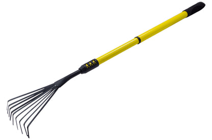 Грабли веерные Mastertool - 740-1015 x 160 мм резиновая ручка