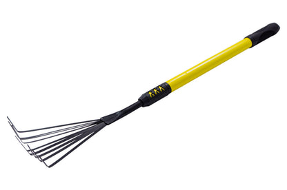 Грабли веерные Mastertool - 740-1015 x 160 мм резиновая ручка