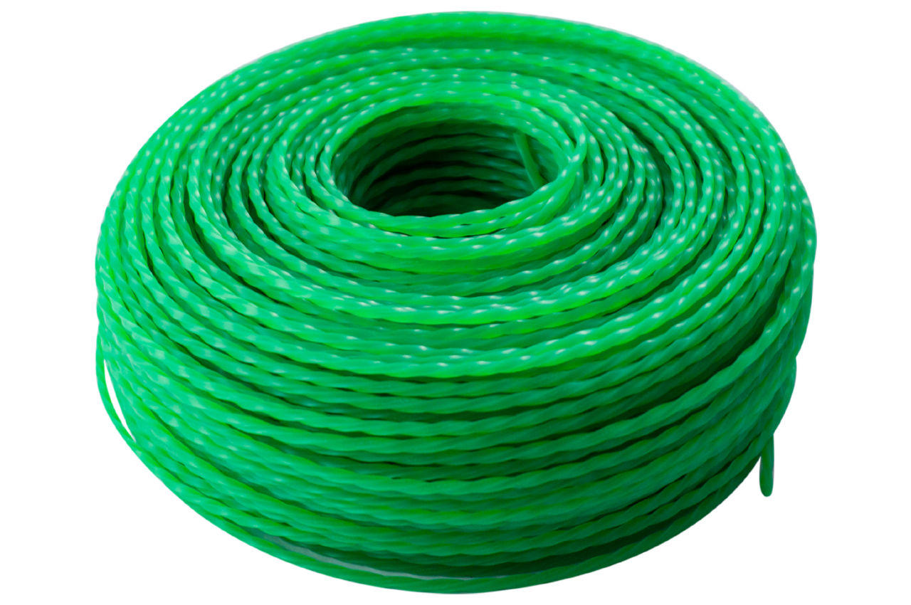 Лісочка для тримера Mastertool - 2,4 мм x 131 м квадрат кручений