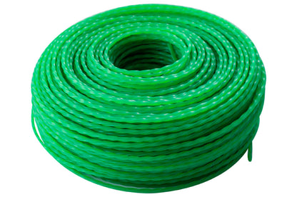 Лісочка для тримера Mastertool - 2,4 мм x 131 м квадрат кручений