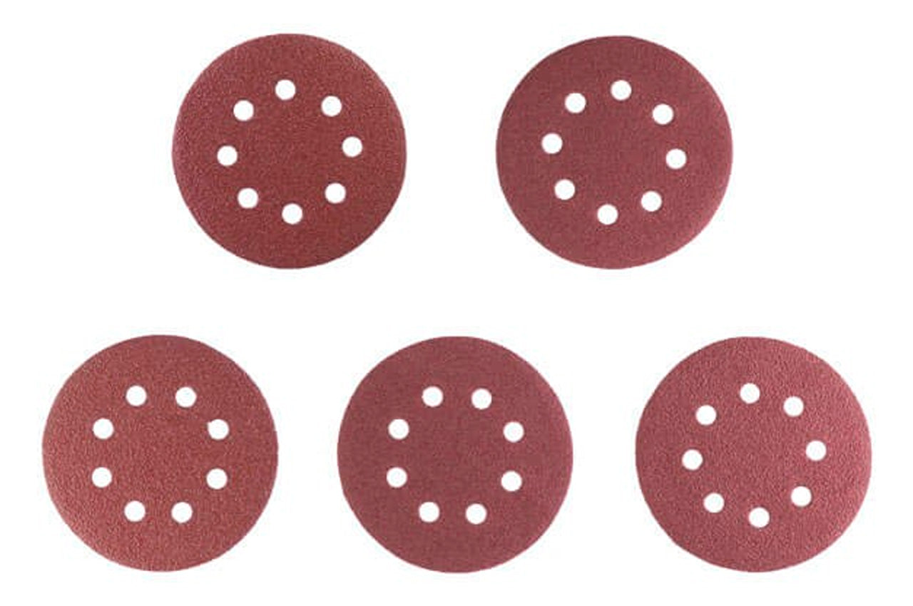 Круг шлифовальный на липучке Intertool - 125 мм × Р40 с отверстиями (5 шт.)