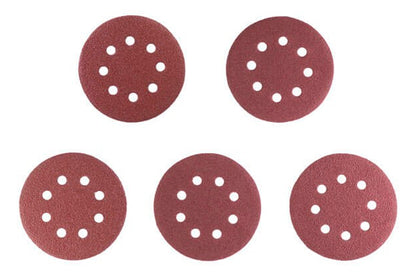 Круг шлифовальный на липучке Intertool - 125 мм × Р40 с отверстиями (5 шт.)