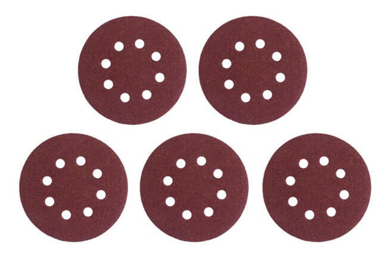 Круг шлифовальный на липучке Intertool - 125 мм × Р60 с отверстиями (5 шт.)