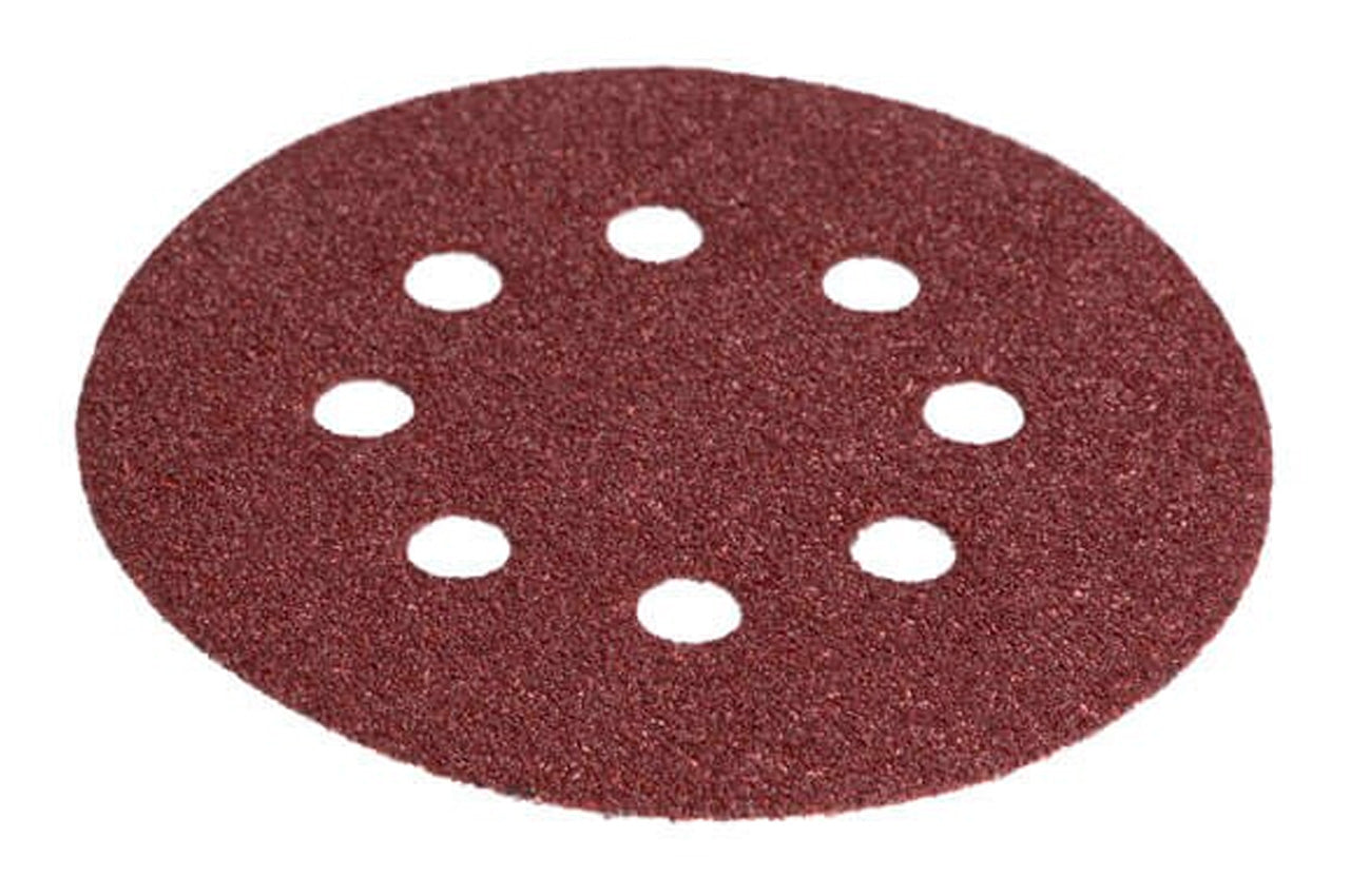 Круг шлифовальный на липучке Intertool - 125мм × Р120 с отверстиями (5шт