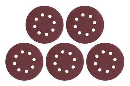 Круг шлифовальный на липучке Intertool - 125 мм × Р150 с отверстиями (5 шт.)