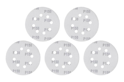 Круг шлифовальный на липучке Intertool - 125 мм × Р150 с отверстиями (5 шт.)