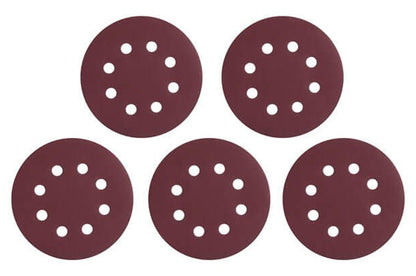 Круг шлифовальный на липучке Intertool - 125 мм × Р320 с отверстиями (5 шт.)