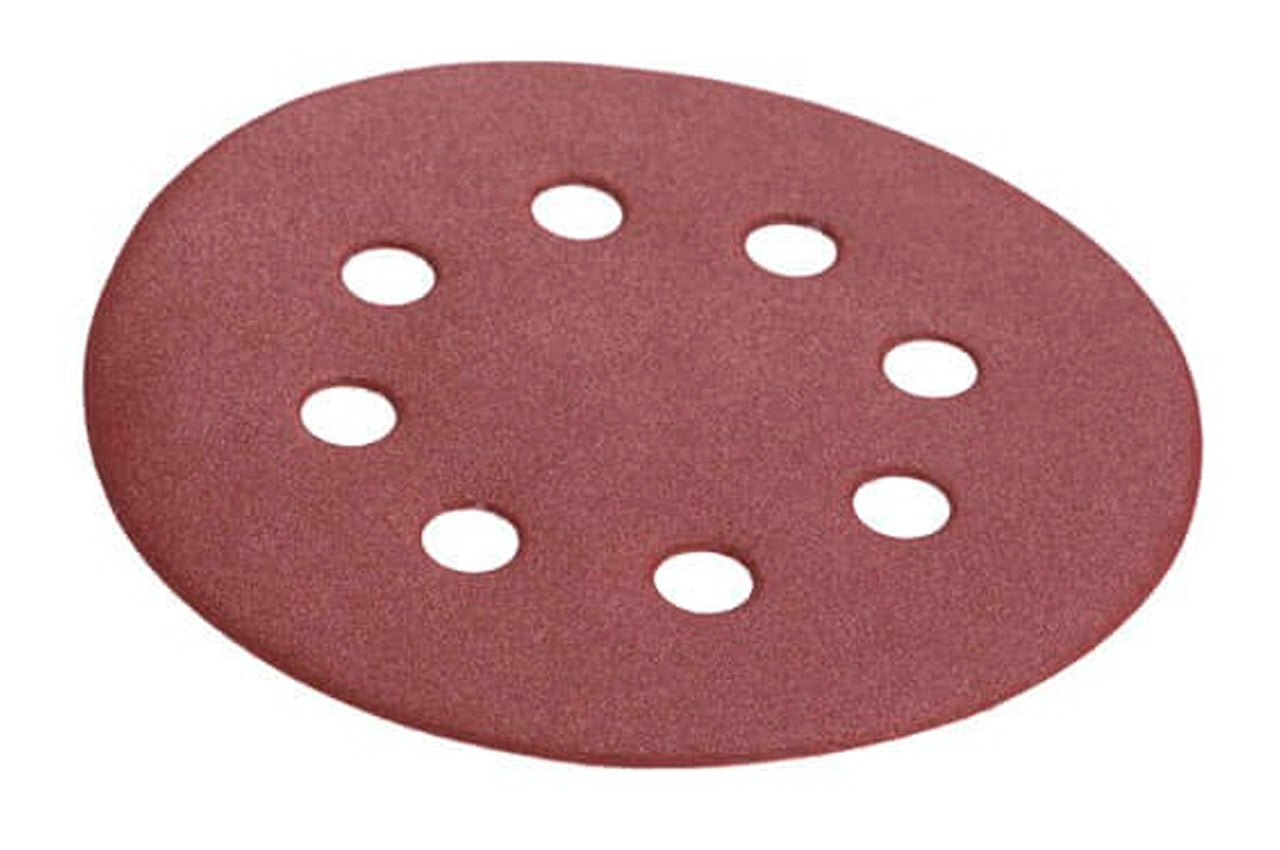 Круг шлифовальный на липучке Intertool - 125 мм × Р320 с отверстиями (5 шт.)