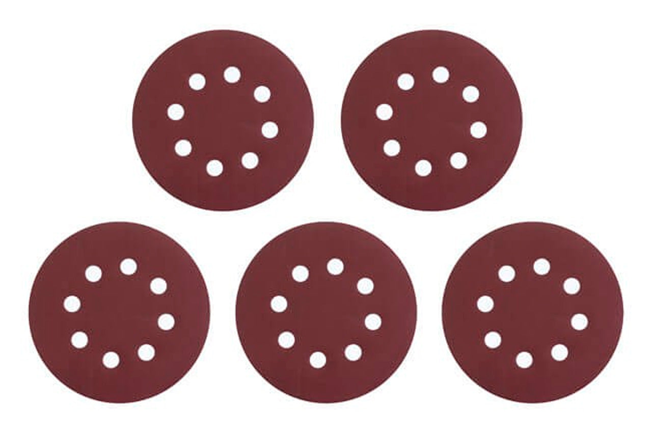 Круг шлифовальный на липучке Intertool - 125 мм × Р400 с отверстиями (5 шт.)