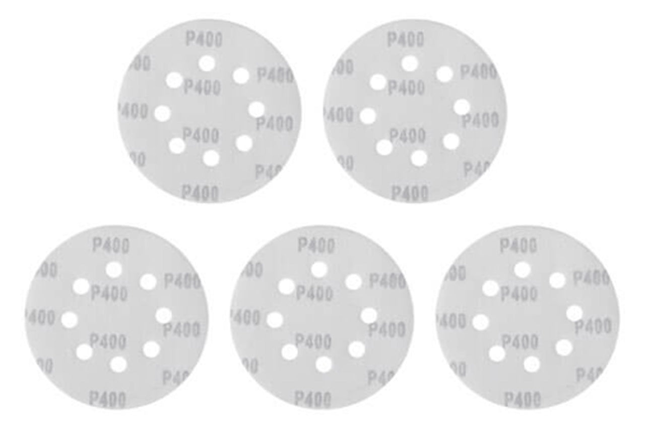 Круг шлифовальный на липучке Intertool - 125 мм × Р400 с отверстиями (5 шт.)