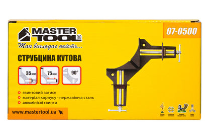 Струбцина кутова Mastertool - 90 ° × 75 мм