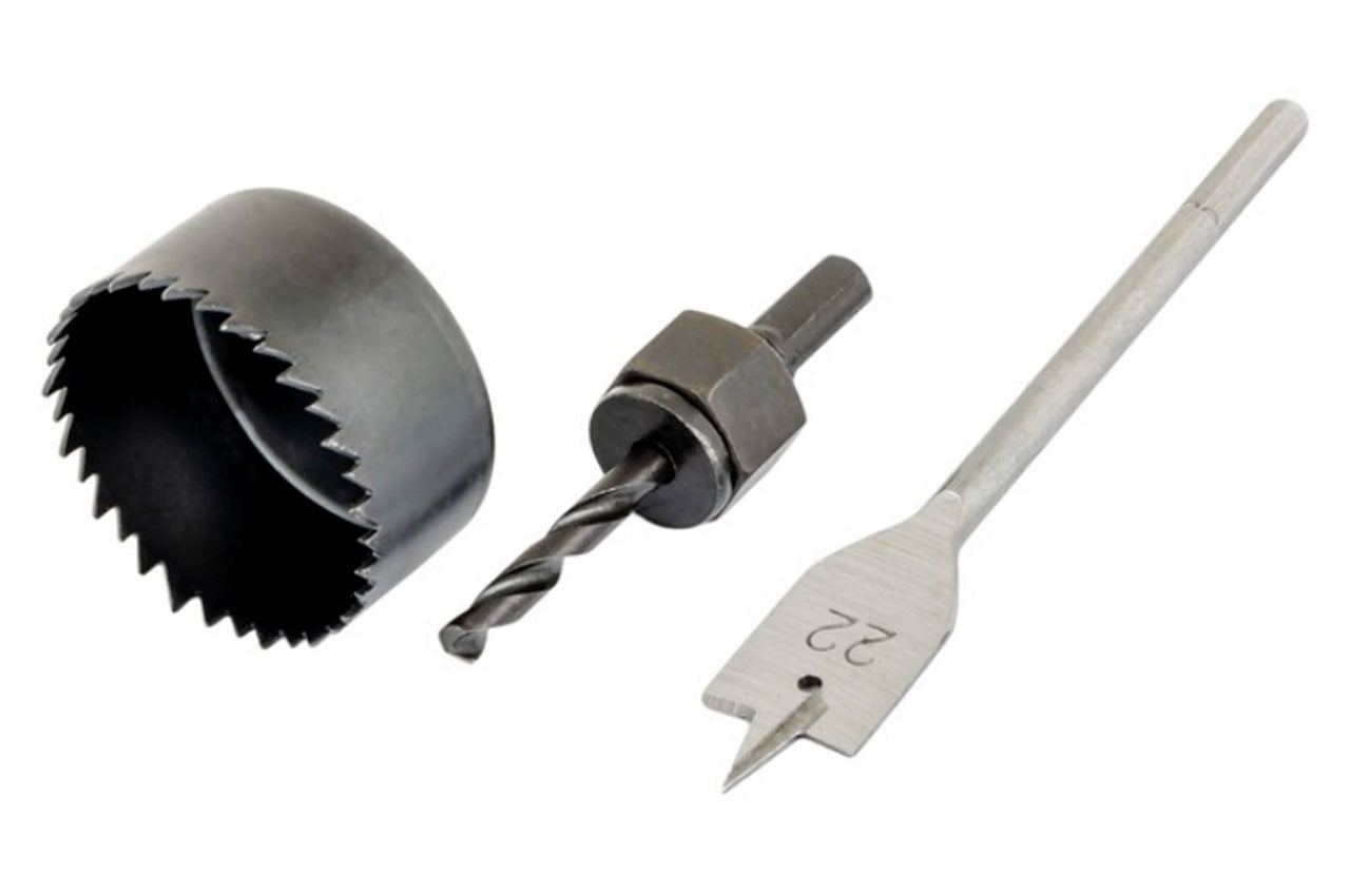 Набор сверл по дереву для установки замков Mastertool - 3 ед.