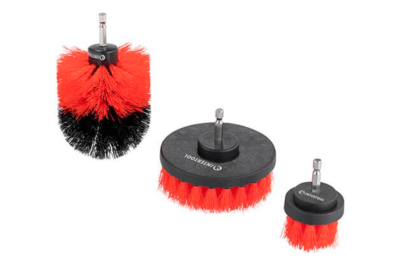 Набор щеток нейлоновых Intertool - 45 × 82 × 95 мм (3 шт.)