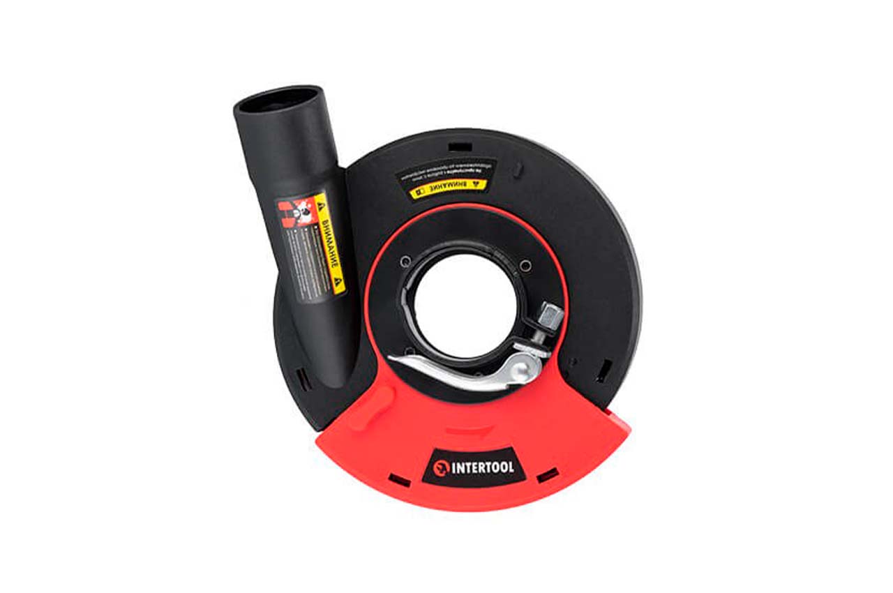 Кожух с пылеотводом Intertool - 125 мм