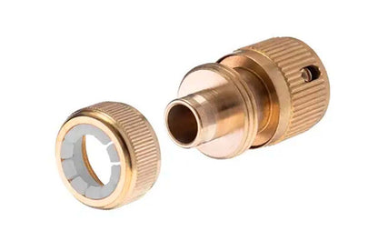 Коннектор латунный на шланг с аквастопом Intertool-Storm - 1/2" × 1/2"