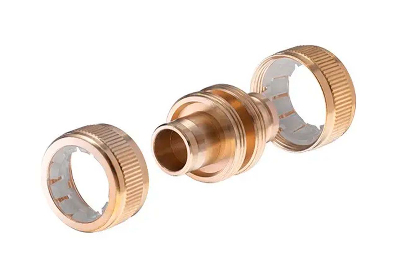 Муфта ремонтная латунная для шланга Intertool-Storm - 3/4" × 3/4"