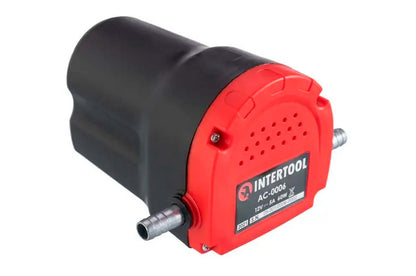 Насос вакуумный для откачки масла и топлива Intertool - 12В × 7 л/мин