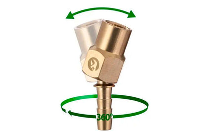 Шарнир поворотный Intertool-Storm - внутренняя резьба 1/4" на шланг 8 мм