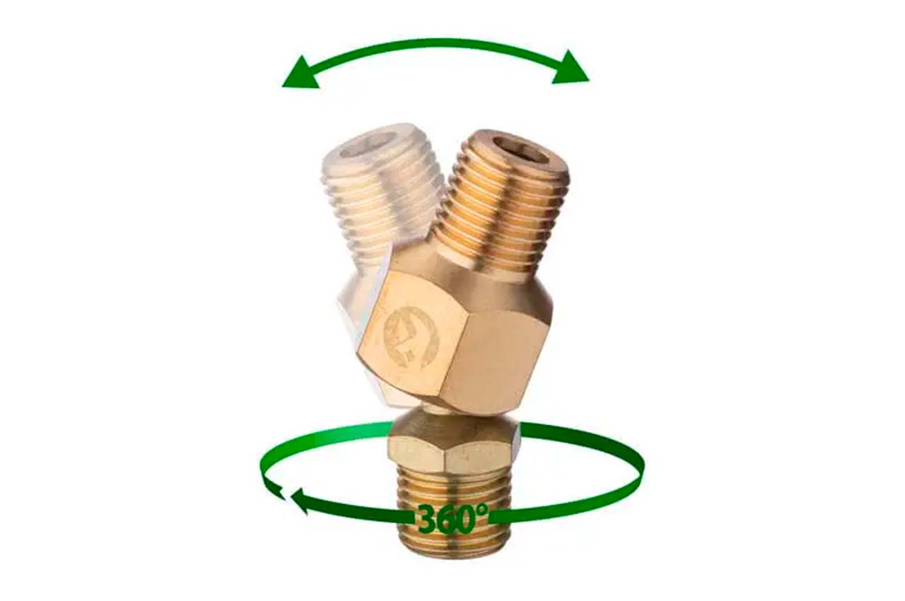 Шарнир поворотный Intertool-Storm - наружная резьба 1/4" × 1/4"