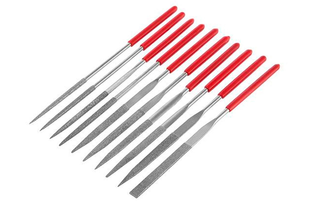 Набір надфілів Intertool - 140мм алмазні (10шт)