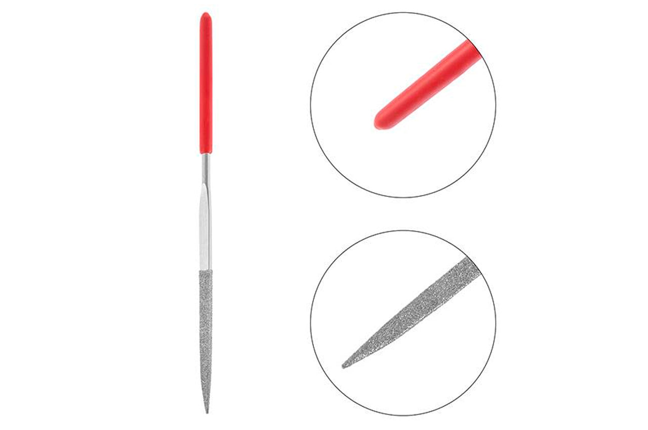 Набір надфілів Intertool - 140мм алмазні (10шт)