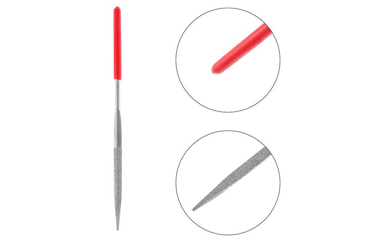 Набір надфілів Intertool - 140мм алмазні (10шт)