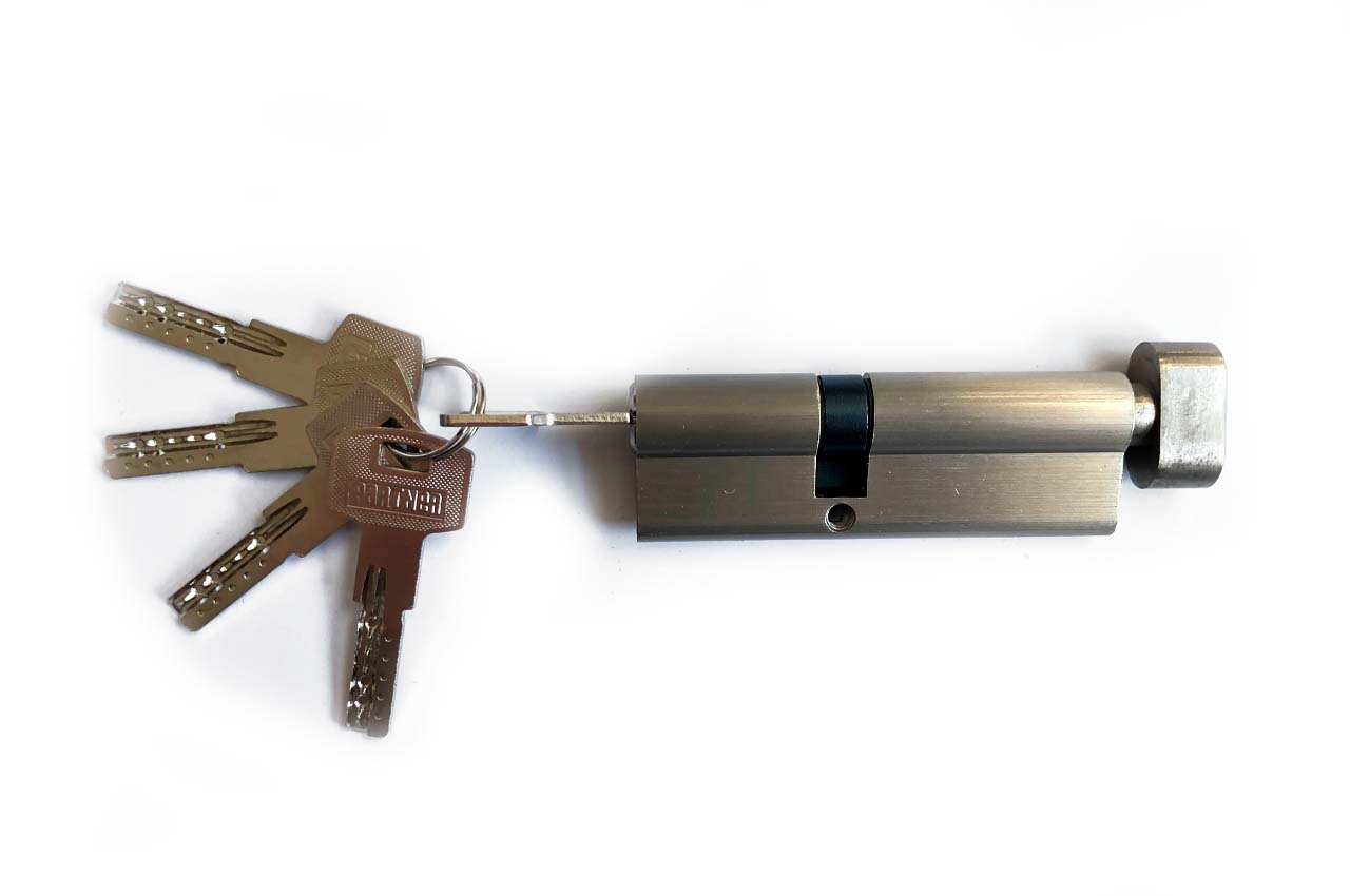 Цилиндр лазерный Partner - 85мм 45/40 к/п SN алюминий