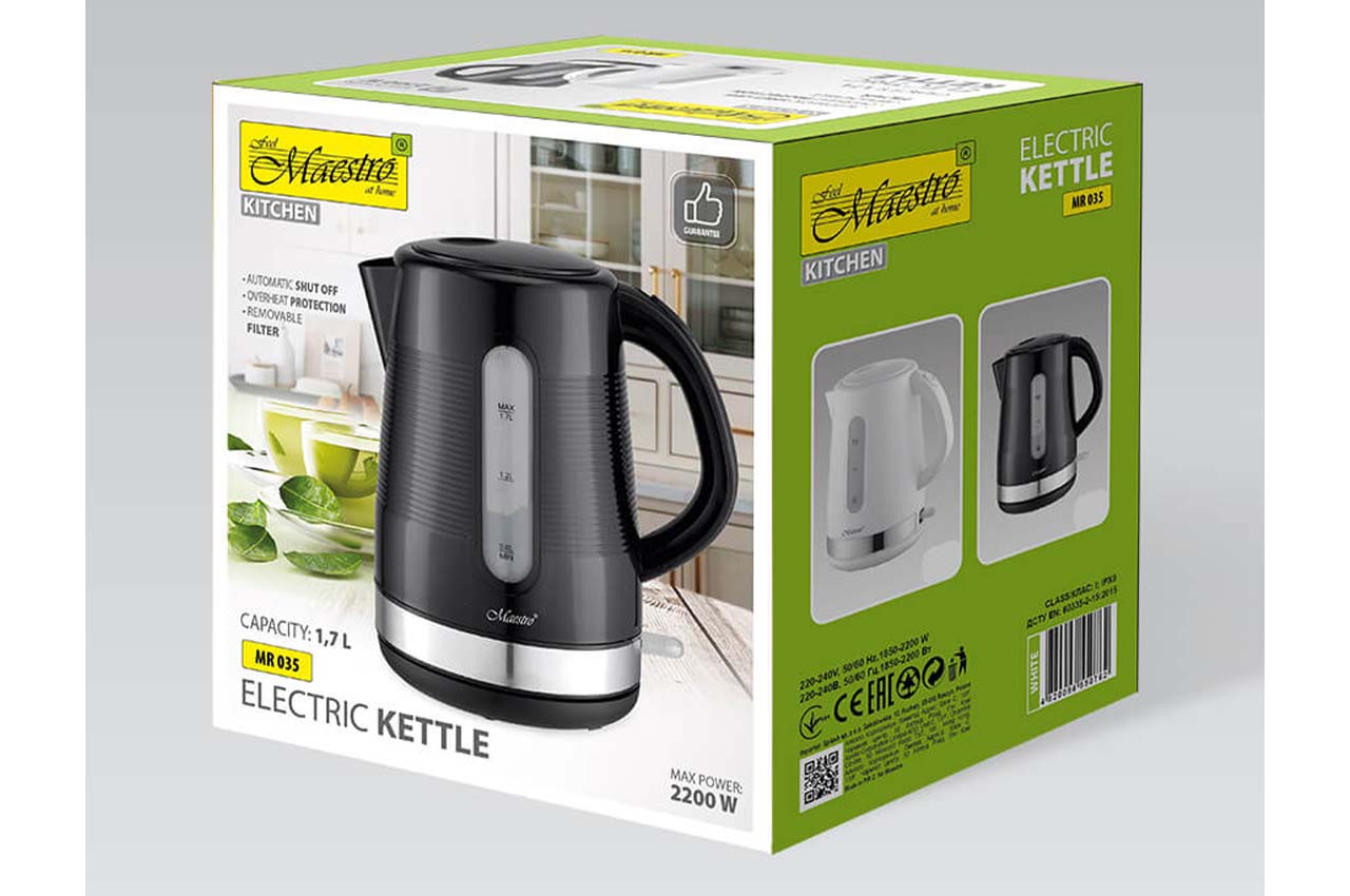 Электрочайник Maestro - 1,7л черный