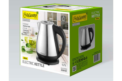 Электрочайник Maestro - 1,7л нержавейка